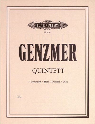H. Genzmer: Quintett