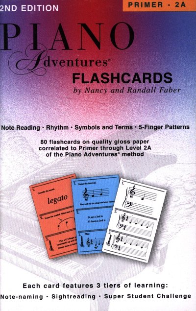 R. Faber: Piano Adventures - Flashcards In-a-Box, Klav
