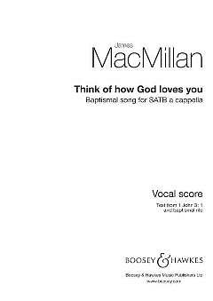 J. MacMillan: Think Of How God Loves You, GchKlav (Part.)