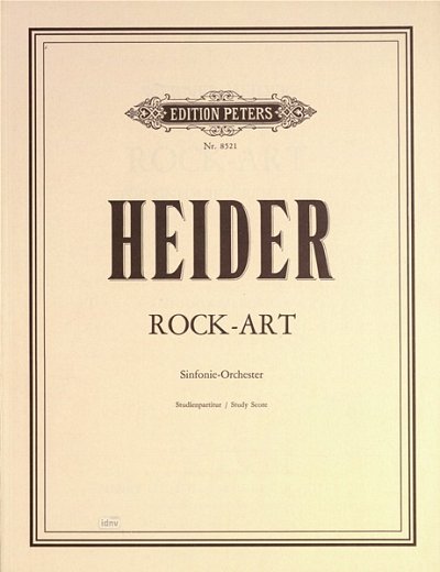W. Heider: Rock-Art, Sinfo (Stp)