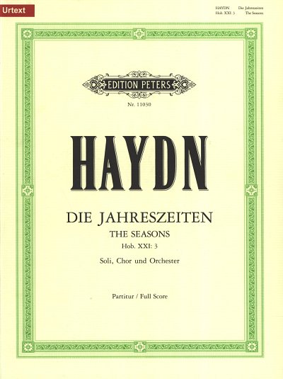 J. Haydn: Die Jahreszeiten Hob .XXI:3, 3GesGchOrch (Part.)