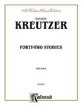 Rudolphe Kreutzer, Kreutzer, Rudolphe: Kreutzer: Forty-two Studies