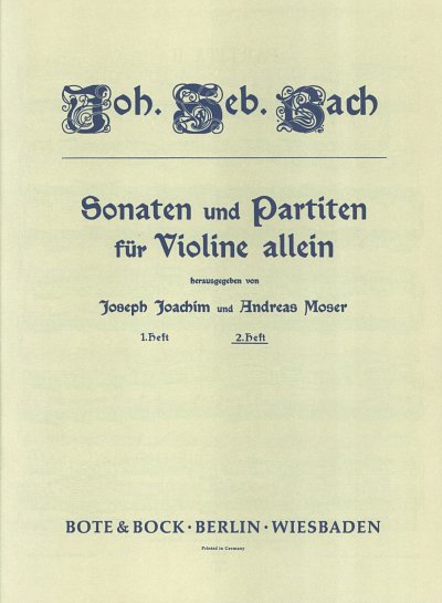 J.S. Bach: 3 Sonaten + 3 Partiten 2