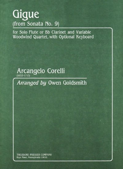 C. Arcangelo: Gigue (From Sonata No. 9) (Pa+St)