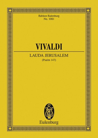 DL: A. Vivaldi: Lauda Jerusalem (Stp)