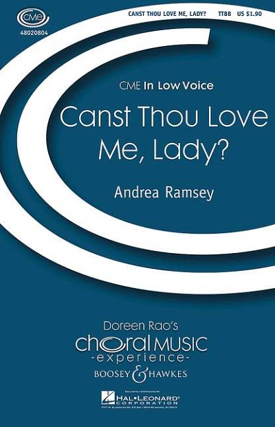 A. Ramsey: Canst Thou Love Me Lady?, Mch4Klav (Part.)