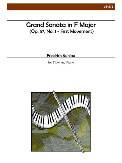 F. Kuhlau: Grand Sonata in F Major, Op. 57, No., FlKlav (Bu)