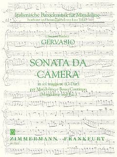 Gervasio Giovanni Battista: Sonata Da Camera G-Dur Italienis