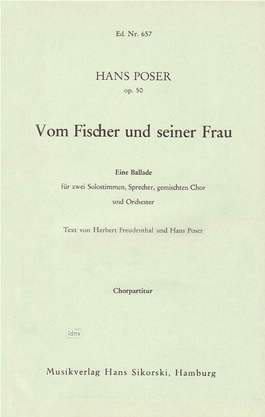 H. Poser: Vom Fischer und seiner Frau .