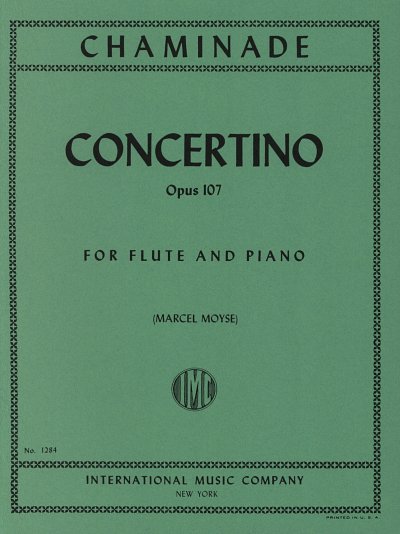 C. Chaminade: Concertino D-Dur, op. 107, FlKlav (KlavpaSt)