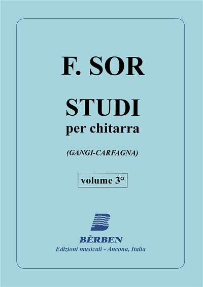 F. Sor: Studi Vol 3 Op 44E 45 (Part.)