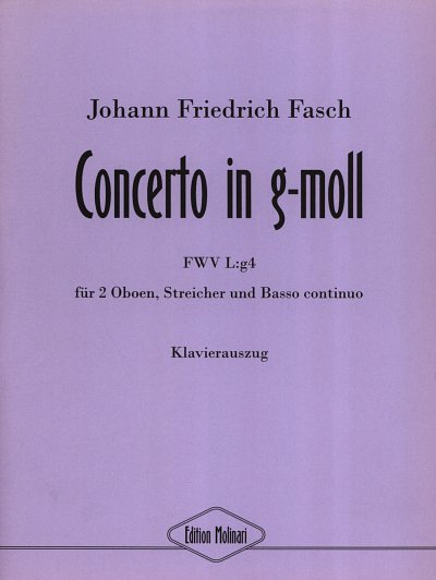 J.F. Fasch: Konzert g-Moll FWVL:g4 (KA+St)