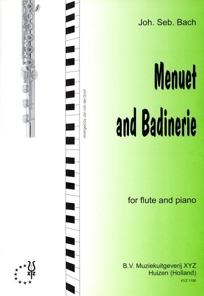 J.S. Bach: Menuet and Badinerie , FlKlav (KlavpaSt)
