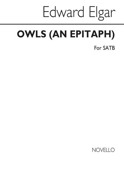 E. Elgar: Owls, Op.53 No.4, GchKlav (Chpa)