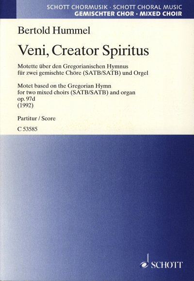 B. Hummel: Veni, Creator Spiritus op. 97d  (Part.)