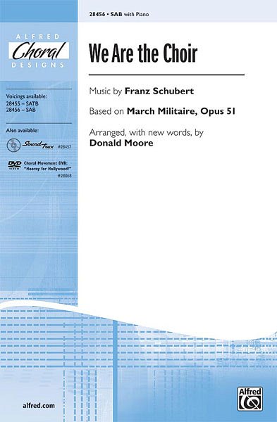 F. Schubert: We Are the Choir, Gch3;Klv (Chpa)