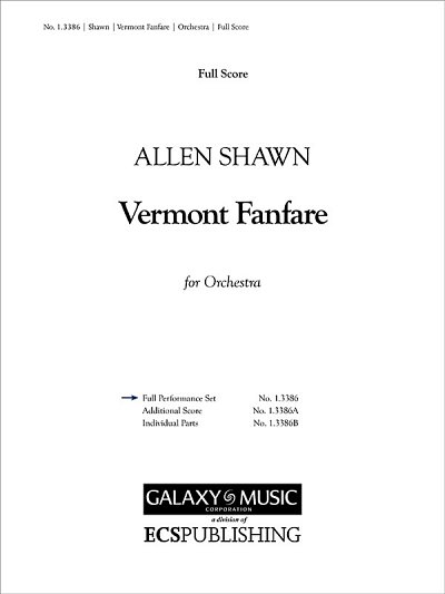 Vermont Fanfare, Sinfo (Part.)