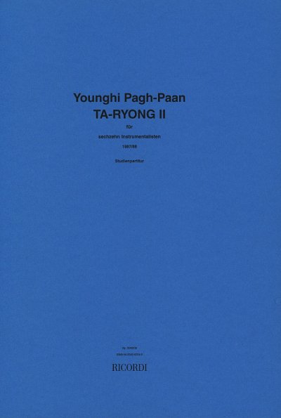 Y. Pagh-Paan: Ta-Ryong 2 (Stp)