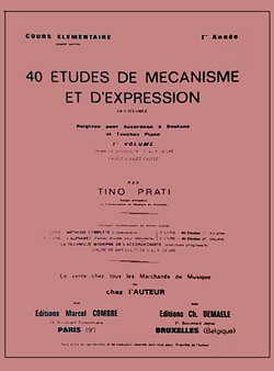 T. Prati: Etudes de mécanisme et d'expression (40) Vol.1