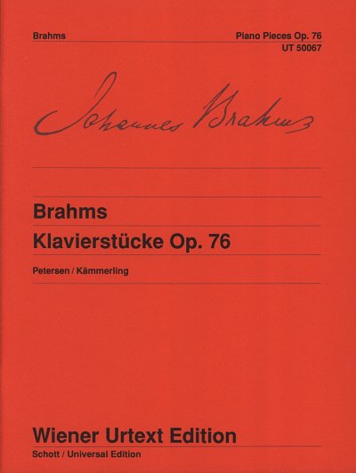 J. Brahms: Klavierstücke op. 76, Klav