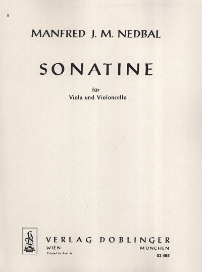 Nedbal Manfred: Sonatine