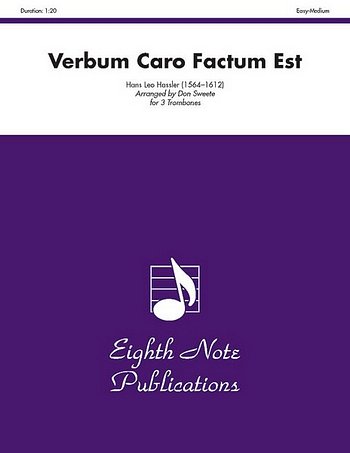 H.L. Haßler: Verbum Caro Factum Est (Pa+St)