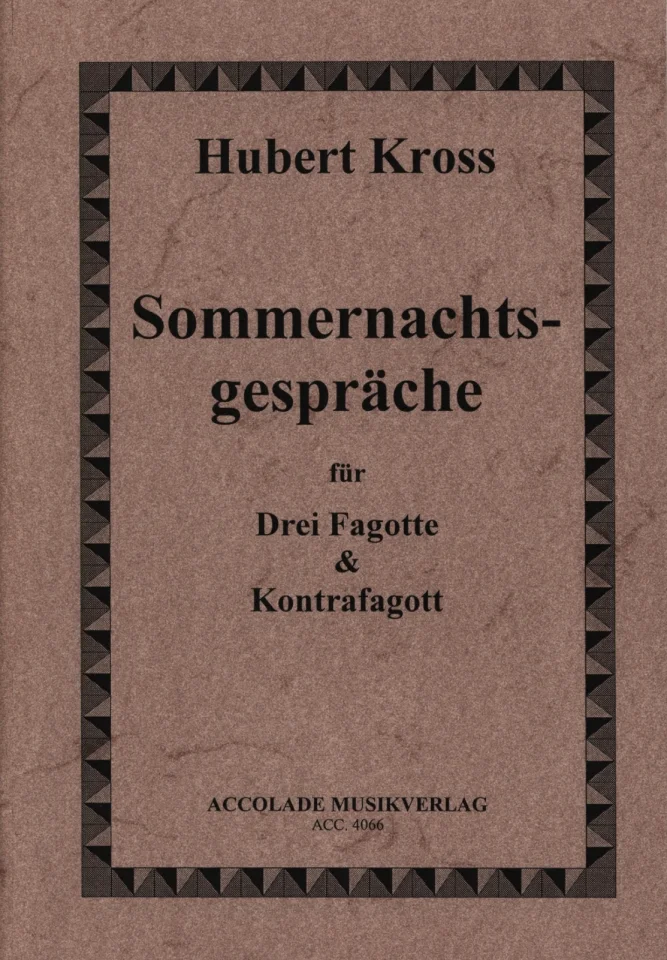 Kross Hubert: Sommernachtsgespraeche (0)