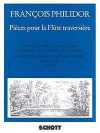 A.D. Philidor: Pièces pour la Flûte traversière , Fl/VlBc
