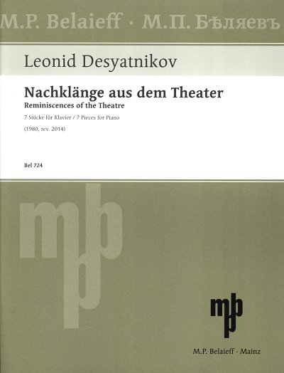 L. Desjatnikov: Nachklänge aus dem Theater, Klav