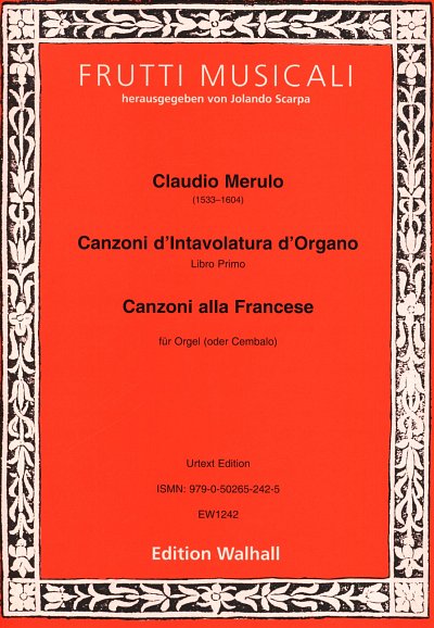 C. Merulo: Canzoni d_Intavolatura d_Organo / Canzo, Org/Cemb