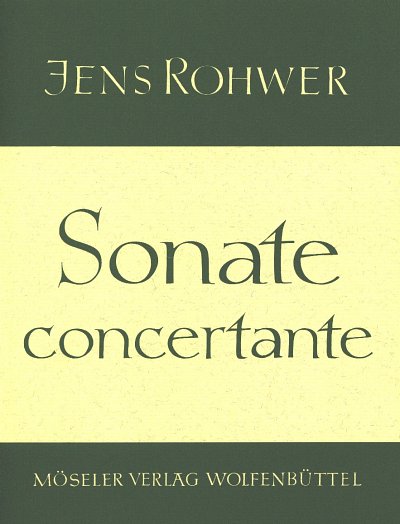J. Rohwer: Sonate concertante, Sbfl/VlKlav (KlavpaSt)