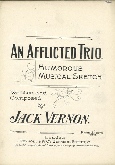 DL: J. Vernon: An Afflicted Trio, GesKlav