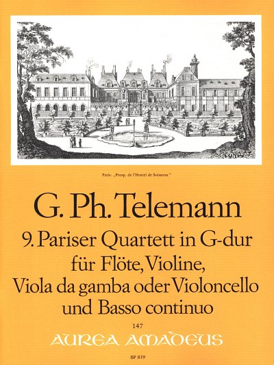 G.P. Telemann: Pariser Quartett 9 G-Dur