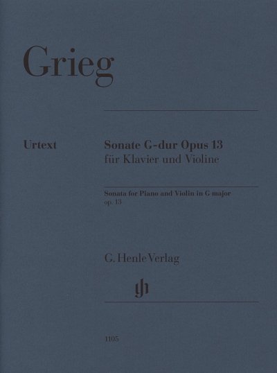E. Grieg: Sonate G-dur op. 13, VlKlav (KlavpaSt)