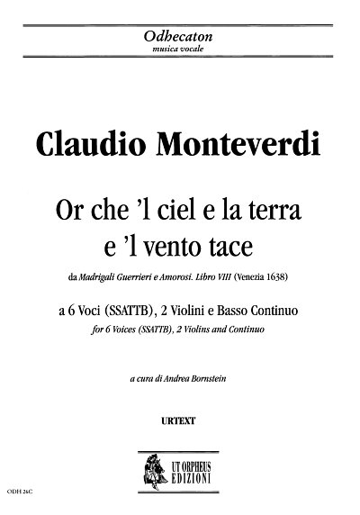 C. Monteverdi: Or che'l ciel e la terra e', Gch62VlBc (Chpa)