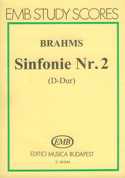 J. Brahms: Sinfonie Nr. 2 D-Dur op. 73, Sinfo (Stp)