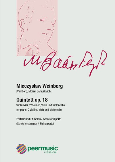 M. Weinberg: Quintett f-moll op. 18, 2VlVaVcKlav (KlaPa+St)