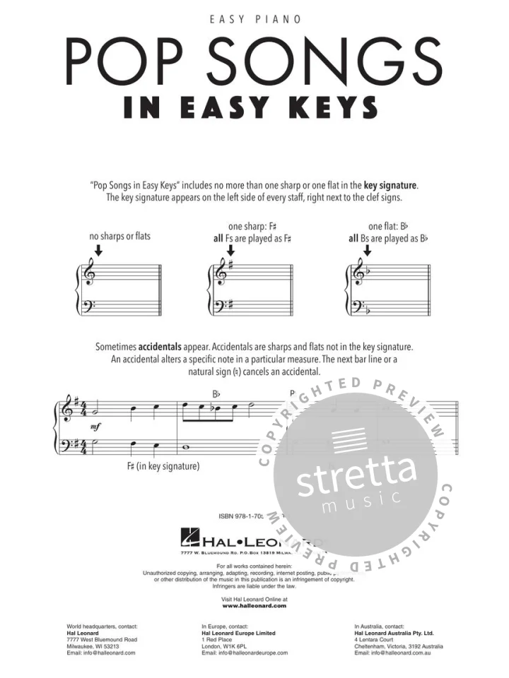 Pop Songs - In Easy Keys, Klav (Sb) (1)