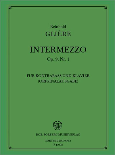R. Glière: Intermezzo op. 9/1, KbKlav (KlavpaSt)