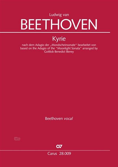 DL: L. v. Beethoven: Kyrie nach dem Adagio der Mondschei (Pa