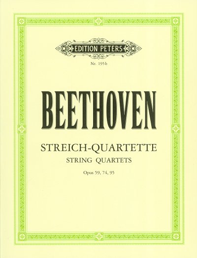 L. v. Beethoven: Streichquartette 2, 2VlVaVc (Stsatz)