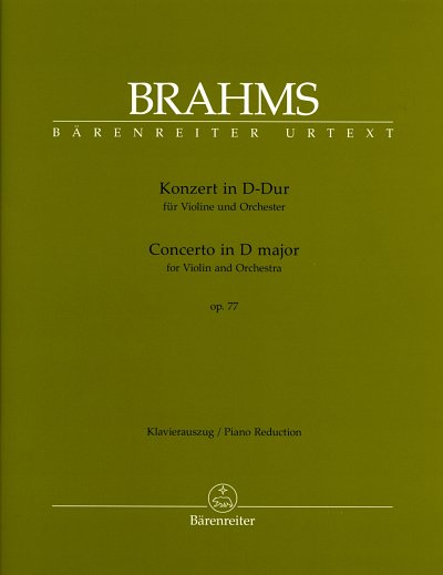 J. Brahms: Konzert D-Dur op. 77, VlKlav (KASt)