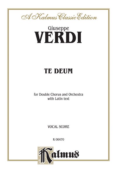 G. Verdi: Te Deum, GchKlav (Bu)