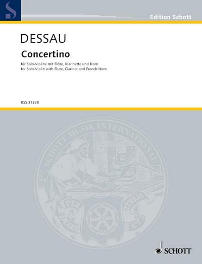 DL: P. Dessau: Concertino (Stsatz)