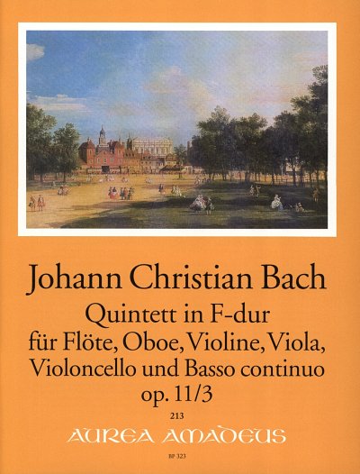J.C. Bach: Quintett in F-Dur op. 11/3, FlObVlVaVcBc (Pa+St)