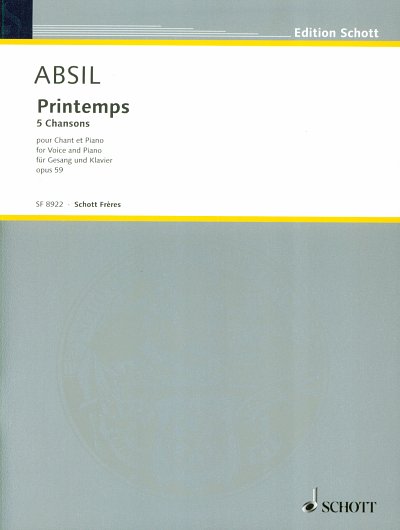 J. Absil: Printemps op. 59, GesKlav