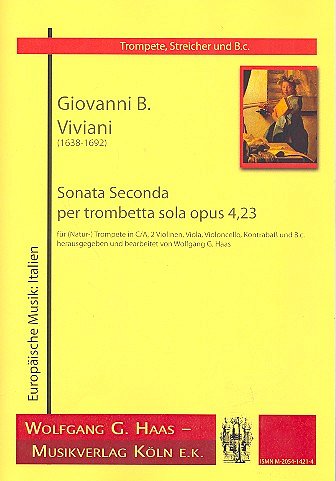 G.B. Viviani et al.: Sonata Seconda Per Trombetta Sola Op 4/23