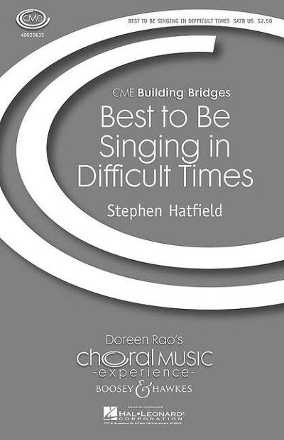 S. Hatfield: Best To Be Singing In Difficult Times