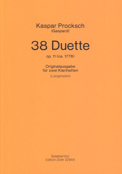 K. Procksch: 38 Duette, 2Klar (Sppa)