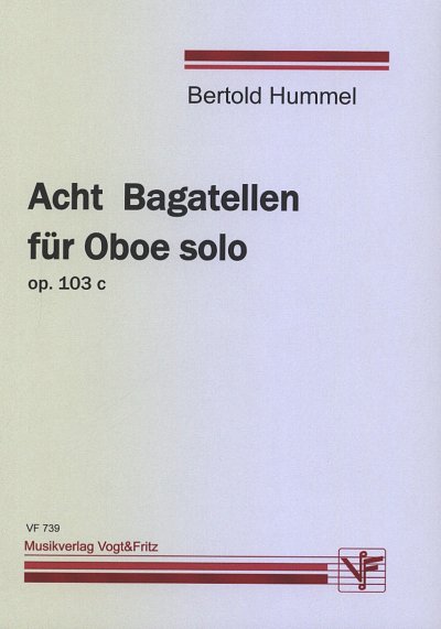 AQ: B. Hummel: 8 Bagatellen Op 103c (B-Ware)